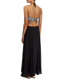Starbasket Printed Cutout Dress