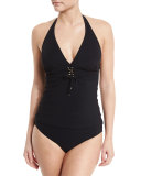 Jezebel Halter Tankini Top