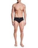 Mesh-Stretch Briefs, Black