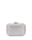 Crystal Slide-Lock Clutch Bag