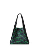 Alex Medium Geometric-Print Tote Bag, Green/Multi