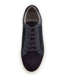 Apollo Suede & Corduroy Low-Top Sneaker