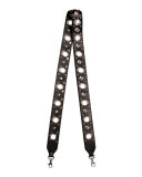 Attica Stud-Embellished Handbag Strap, Black 