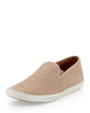 Kidmore Snake-Print Slip-On, Dusty Pink Sand