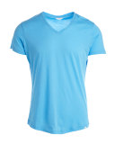 Riviera V-Neck Short-Sleeve T-Shirt, Blue