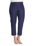 Resana Crinkled Pants, Plus Size