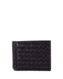 Basic Woven Bi-Fold Clip Wallet