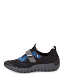 Colorblock Neoprene Scuba Sneaker, Black/Blue