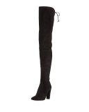 Alllegs Ultra-Stretch Over-the-Knee Boot, Black