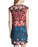 Olivia Cap-Sleeve Floral-Print Dress