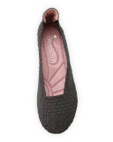 Belicia Stretch-Woven Flat, Black