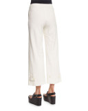 Tailored-Fit Pleated Culottes