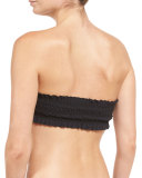 Costa Bandeau Swim Top, Black