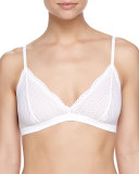 Dolce Soft-Lace Bra, White