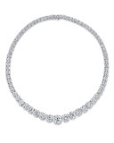 Round Diamond Collar Necklace, 55.26 TCW