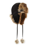 Rabbit Fur Trapper Hat