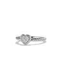 8mm Valentine Hearts Diamond Ring