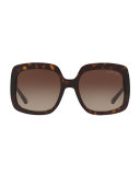 Chunky Gradient Square Sunglasses