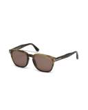 Holt Square Acetate Sunglasses, Olive