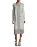 Fisher Project Ribbed Long Cardigan 