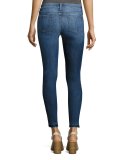 Mid-Rise Skinny Capri Jeans with Released Hem, Lily Dale