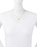 Celestial 24k Gold Diamond Pendant Necklace