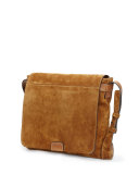 Chris Suede Messenger Bag, Sand