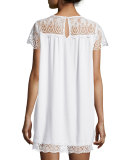 Kastra Embroidered Lace Dress