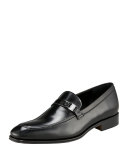 Destin Leather Loafer, Black 