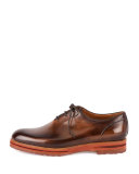 Alessio Lace-Up Oxford Shoe, Tobacco