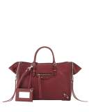 Papier A6 Mini Calf Zip-Around Tote Bag