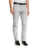 Melange Five-Pocket Jeans, Silver Gray