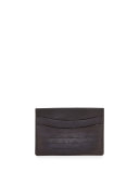 Nero Scritto Card Case, Black