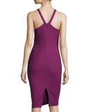 Edi V-Neck Sheath Dress, Grenadine