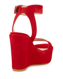 Truex Suede Wedge Sandal