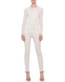 Melissa Slim-Leg Pants, Ranunculus