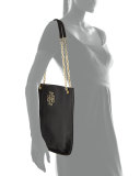 Britten Swingpack Leather Bag, Black
