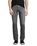 M001 Kane Relaxed-Slim Jeans, Medium Gray