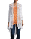 Swirl Crochet Jacket, Plus Size