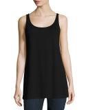 Sleeveless Scoop-Neck Lightweight Jersey Tank