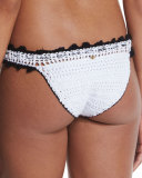 Low-Rise Crocheted Swim Bottom