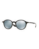 Round Mirrored Sunglasses