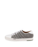 Playfield Suede & Leather Sneaker, Gray/White