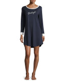 goodnight jersey sleepshirt, dark sapphire