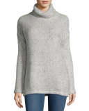 Loose-Knit Roll-Neck Top