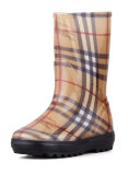 Check Rain Boot, Youth 
