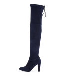 Highland Suede Over-The-Knee Boot, Nice Blue