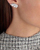 Magnipheasant Pave Diamond Wing Earrings