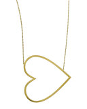 Integrated Heart Pendant Necklace