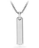 Ingot Pave Diamond Dog Tag